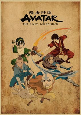 【SALE】 nancarenko1977 Avatar Airbender ล่าสุด Aang Katara การ์ตูนคราฟท์โปสเตอร์และพิมพ์ Wall Art ภาพวาดภาพผนังสำหรับห้องนั่งเล่นตกแต่งบ้าน