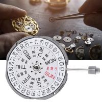 GM02 Quartz Movement Dual Calendar 3Pin Digital Watch Movement Week Calendar Watch Parts Accessories