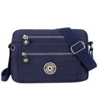 HOT14★แฟชั่น Crossbody กระเป๋าสำหรับผู้หญิงออกแบบใหม่กันน้ำกระเป๋าสะพายกระเป๋าผ้าไนล่อนกระเป๋าถือหญิงเดินทางลำลองกระเป๋า Messenger