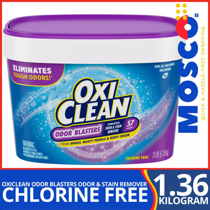 OXICLEAN Odor Blasters & Stain Remover Chlorinefree 1.36KG Lazada PH