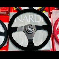 พวงมาลัย พวง Nardi Gara 3/0 350mm Steering Wheel รุ่นพิเศษ หนังกลับ แท้ ด้ายดำ เดิมสนิท มือสอง สภาพสวย รุ่นยอดฮิต หายาก