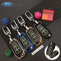 กรอบ-เคส ใส่กุญแจรีโมทรถยนต์ รุ่นเรืองแสง ABS All New Ford Ranger,Everest 2015-18 Key 2-3 ปุ่ม