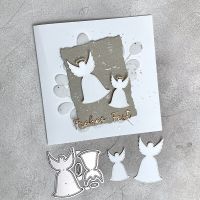 Piggy Craft metal cutting dies cut die mold Angel decoration Scrapbook paper craft knife mould blade punch stencils dies