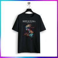 2023 NewSummer เสื้อยืดผู้ชาย Sepultura Band เสื้อยืด Streetwear Graphic Tees ฤดูร้อน Cool แฟชั่น Tops