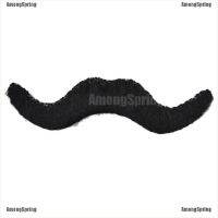 Amongspring♬ 12Pcs Set Men Black Fake Moustache Mustaches Funny Beard Party Halloween Costume