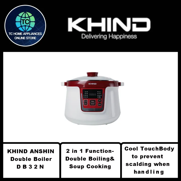KHIND ANSHIN Double Boiler DB32N Lazada