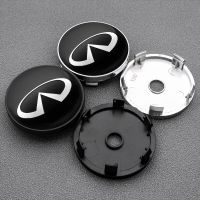 KLL 4pcs 56+60mm Car Wheel Center Hub Cap Badge Emblem Decal Wheel Sticker For Infiniti q30 q50 g35 g37 fx35 fx37 qx70 ESQ QX50 QX70 hui