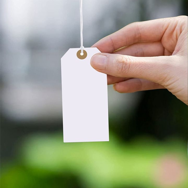 large-reinforcing-hole-paper-tag-with-string-attached-200-pcs-paper-hanging-tags-with-elastic-rope-attached