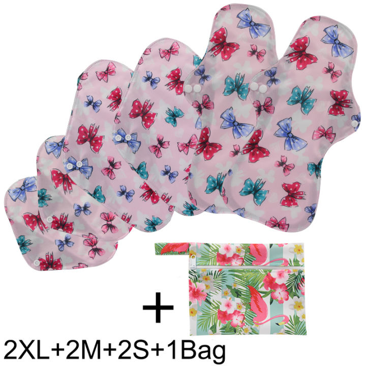 7pack-2s-2m-2xl-bag-bamboo-charcoal-sanitary-pads-reusable-health-higiene-feminina-eco-friendly-menstrual-cloth-maternity-pads