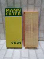 กรองอากาศ Mini  R56 /  R55  Clubman   เครื่่อง 1.6 Turbo    Mann Filter C 36002 / C36002