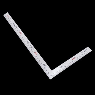2022 New Stainless Steel 15x30cm 90 Degree Angle Metric Try Mitre Square Ruler Scale Food Storage  Dispensers