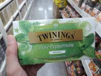 Twinings Pure Peppermint Tea ทไวนิงส์ เพียวเปบเปอร์มินท์ น้ำหนัก 50 กรัม(2 กรัมx25ซอง)