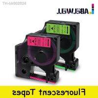 ☌ Labelwell 12mm label Compatible for Dymo D1 1933238-1 1933238-2 Black on Fluorescent Pink for Dymo LabelManager 160 280 printer