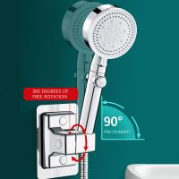 Bathroom Shower Head Holder Free Adjustable Wall Mounted Shower Holder Self Adhesive Handheld Bracket Shower Head Accessories