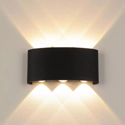 Nordic Wall Lamp Ip65 Led Aluminum Outdoor Up Down wall lights Modern For Home Stairs Bedroom Bedside Bathroom Lighting Power Points  Switches Savers
