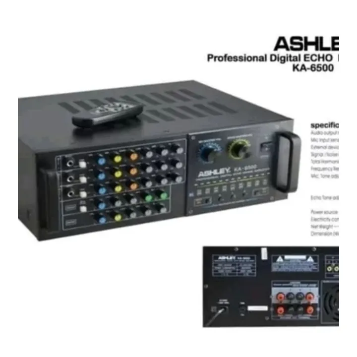 Amplifier Karaoke Ashley KA6500/Power Mixer Ashley KA6500 ORIGINAL