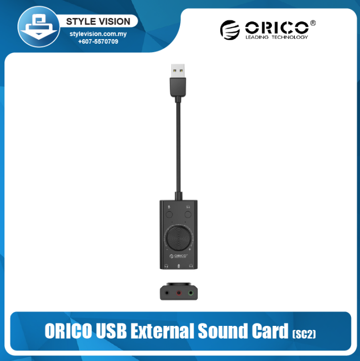 ORICO Multifunction USB External Sound Card (SC2) Lazada