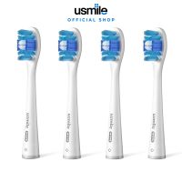 □ usmile Electric Toothbrush Diamond Series Whitening Pro White/Black - 4 Pcs