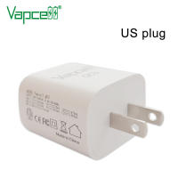 Vapcell ปลั๊กชาร์จ0.5A 9V QC3อะแดปเตอร์ชาร์จเร็วสำหรับแบตเตอรี่ Li Ion อะแดปเตอร์ชาร์จแบตเตอรี่จัดส่งฟรี