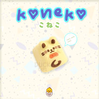 Koneko Keycap สี Creamy : ปุ่มตกแต่งคีย์บอร์ด Artisan Keycap แมว สำหรับ Mechanical Keyboard