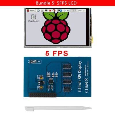 【✆New✆】 fuchijin77 Raspberry Pi 4หน้าจอสัมผัสหน้าจอ3.5นิ้ว480X320 Spi 5/50fps พัดลมทำความเย็น Lcd ฮีทซิงค์สำหรับ Raspberry Pi 4รุ่น B/ 3b/3b