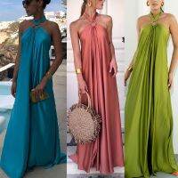 【HOT】◄¤ Fashion Womens Color Suspender 2022 and Loose Irregular Hem Mid-length Dresses for