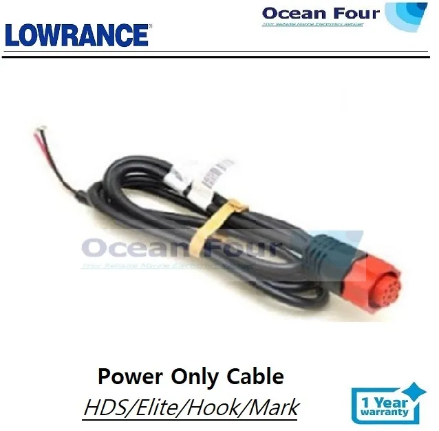 Cavo Potenza Per Lowrance Elite Ti2 Cavo Alimentazione Per Ecoscandagli Lowrance HDS Elite FS Ti2 Hook - Ricambio Originale 000-14041-001 Cavo Per Pesca - Foto 14
