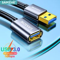 ✺▥❐ SAMZHE USB Extension Cable USB 3.0 Cable for Smart Laptop PC TV Xbox One SSD USB 3.0 Extender Cord Mini Fast Speed Cable