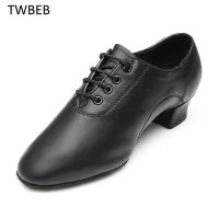 Men New Mens Latin Dance Shoes Modern Dance Hall Tango Childrens Mens National Standard Dance Shoes 34-45 Yards