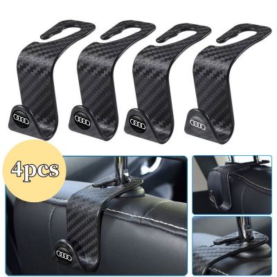 Car Seat Back Hook Strong Bearing Portable Car Interior Accessories For Audi RS5 RS6 A1 A3 A4 A5 A6 A7 A8 Q2 Q3 Q5 Q7 Q8 Quattro