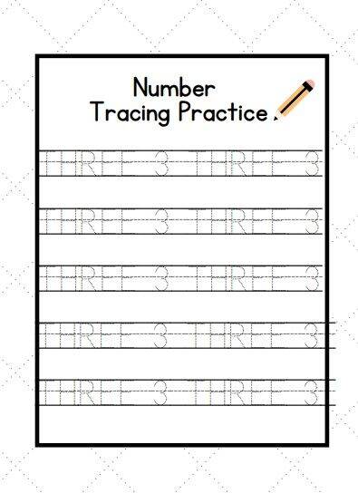 1-20 Number Tracing Worksheet Activity for Kids | Lazada PH