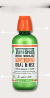 TheraBreath, Fresh Breath, Oral Rinse, Mild Mint Flavor, 16 oz. (473 ml.)