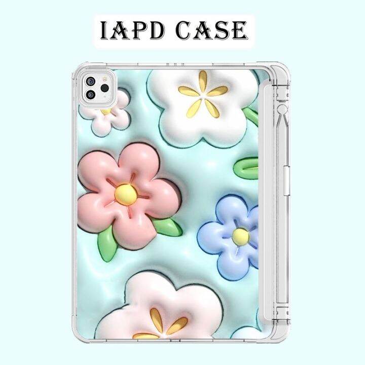 เคส-ลายกระต่าย-พร้อมปากกา-สําหรับ-ipad-air4-10-9-gen-10-2022-gen5-gen6-9-7-gen7-gen8-gen9-10-2-air5-pro11-2018-2020-mini4-5