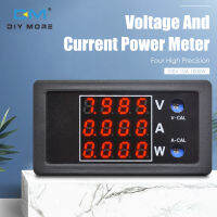 diymore 1000W 100V 10Aเครื่องวัดแรงดันไฟฟ้าแบบดิจิตอลแอมป์มิเตอร์Wattmeter 4หลัก5สายไฟรถจักรยานยนต์แรงดันไฟฟ้าPowerสีแดงจอแสดงผลแอลอีดี