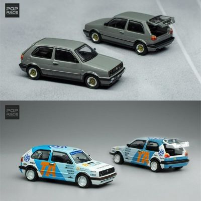 POP RACE 1:64 GOLF GTI MK2 WRC 1986 /Gray Diecast Car Model