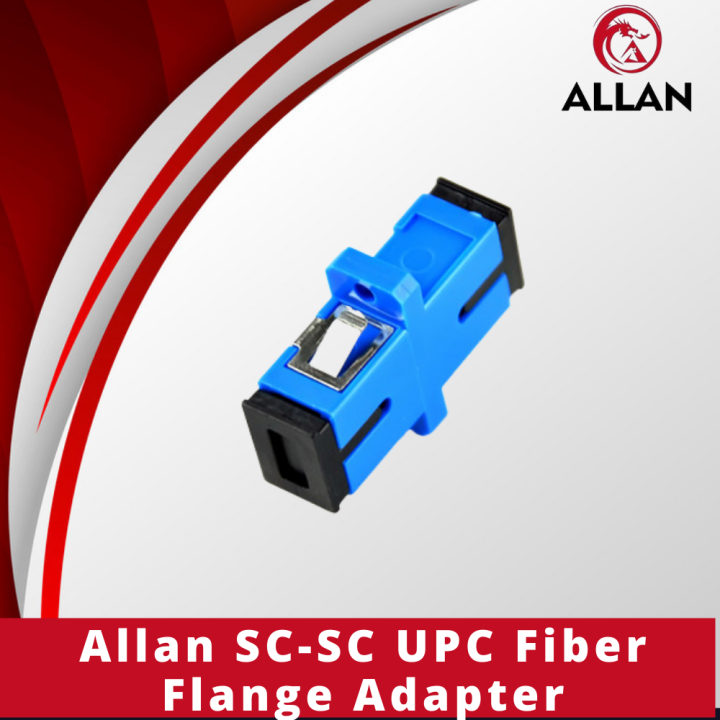 Allan 10pcs/set SC-SC UPC Fiber Flange Simplex Single-mode Fiber optic ...