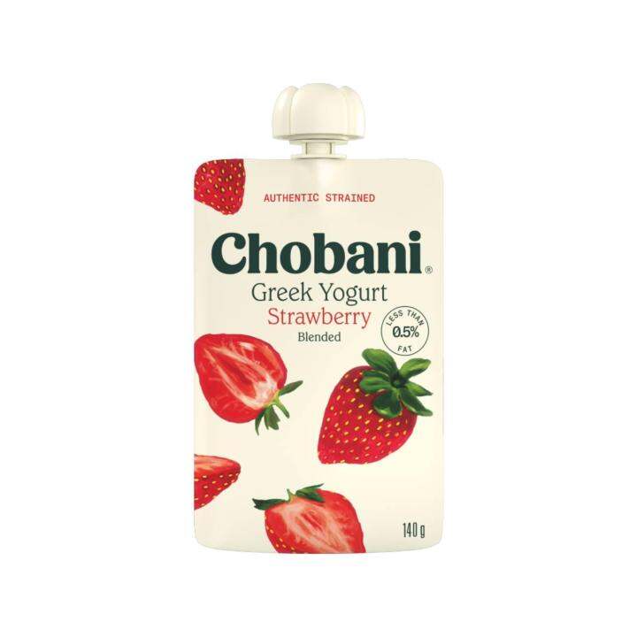 Chobani Greek Yogurt Pouch Strawberry 140G Lazada Singapore