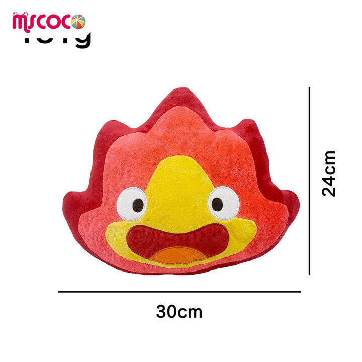 mscoco-ตุ๊กตาของเล่นน่ารัก-plush-calcinifer-ที่น่ารักสำหรับเป็นของขวัญวันคริสต์มาสสำหรับเด็ก