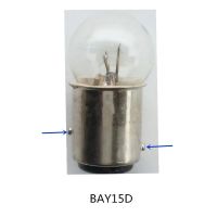 ข้อเสนอพิเศษหลอดไส้12V BAY15D หลอดไส้15มม. BAY15D 56V เส้นใยคู่เบรคถอยหลังความกว้างหลอดไฟแบบหางจำนวน10ชิ้น