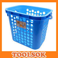 ตะกร้าผ้า TWIN BASKET สีฟ้า No.5010 ขนาด 24x32x28.5 ซม.