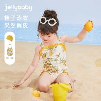 ✽✒ Jellybaby ชุดว่ายน้ำวันพีชสำหรับเด็กทารกในฤดูร้อน ชุดว่ายน้ำสไตล์ใหม่ ฤดูร้อน ชุดว่ายน้ำเด็กผู้หญิงอายุ 3 ขวบ