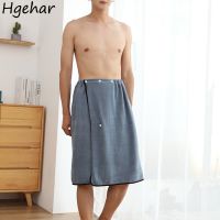 【DT】hot！ Soft Men Wearable Elastic Waist Microfiber Swim Shower Beach Washcloth Absorbent Fast Drying