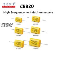 5pcs 250V MKP Capacitor Audiophiler HIFI Fever Audio Metal Film Coupling Frequency Dividing 1UF 1.5UF 1.8UF 2.2UF 2.7UF 3.3UF