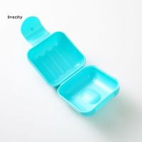 Livecity Portable Travel Waterproof Sealed Soap Box Case Dish Holder Storage Container