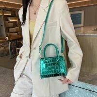 Crossbody Bags For Women 2023 New Stone Pattern Handbags Short Top Handle Leather Mini Phone Luxury Brand Party Purse