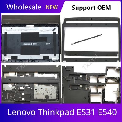 New Original For Lenovo Thinkpad E531 E540 Laptop LCD back cover Front Bezel Hinges Palmrest Bottom Case A B C D Shell
