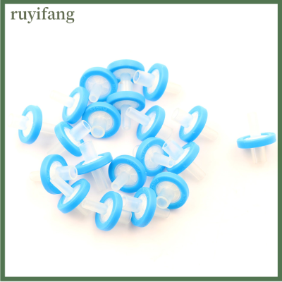 ruyifang 20pcs ใหม่เข็มฉีดยา FILTER 13mm 0.22 MICRON ทำจาก NYLON disposable chemistry Lab