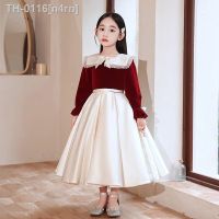 ۩☍ n4rn Vestido elegante vintage florista Vestidos de princesa infantil baile formal honra Casamento Luxo 2023