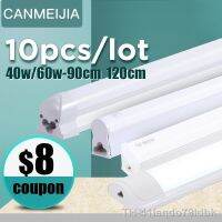 ☂○ 120cm t5 t8 conduziu a luz do tubo para 220v barra da lâmpada 40w 60w branco frio quente whtie 4ft iluminação 1200mm