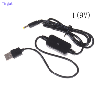 ?【Lowest price】Tirgat สายแปลง DC-DC เชื่อมต่อ USB 5V ถึง9V/12V แจ็ค5.5*2.1mm สาย Step-up